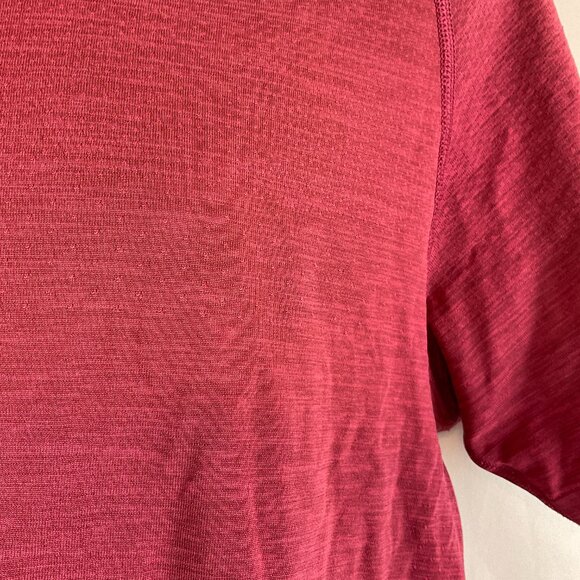 Lululemon Metal Vent Tech Shirt Men's L Muted Red Short Sleeve - Picture 5 of 10